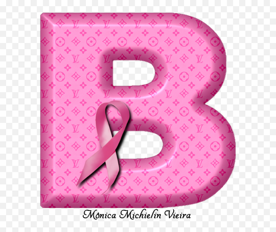 Alphabets By Monica Michielin Alfabeto Outubrorosa Png - Dot Emoji,Pink Breast Cancer Ribbon Emoji
