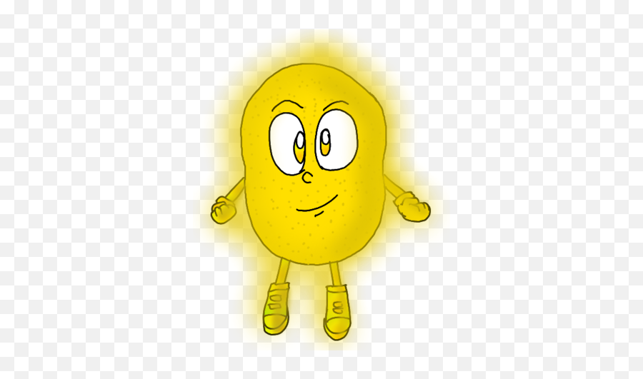 Golden Potato - Happy Emoji,Potato Emoticon