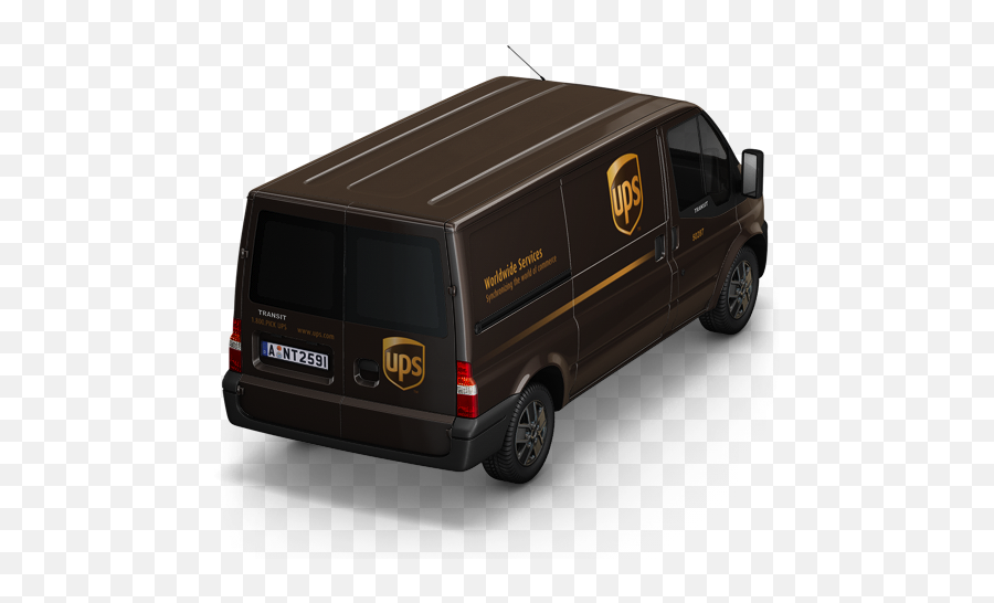 Ups Van Back Icon Container 4 Cargo Vans Iconset Antrepo - Icon Dhl Delivery Truck Emoji,Moving Truck Emoji