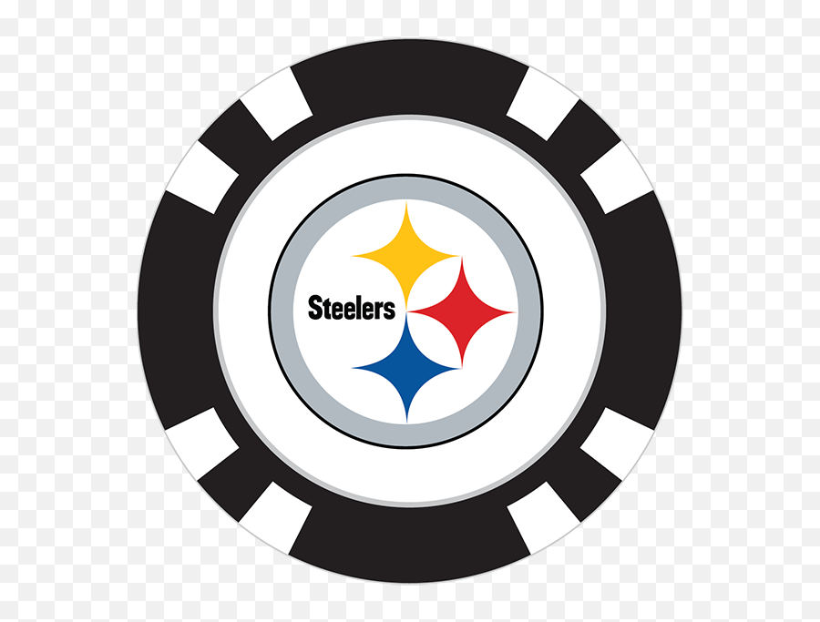 Pittsburgh Steelers Poker Chip Ball Marker - Poker Chips Pittsburgh Steelers Football Emoji,Free Steelers Emoji