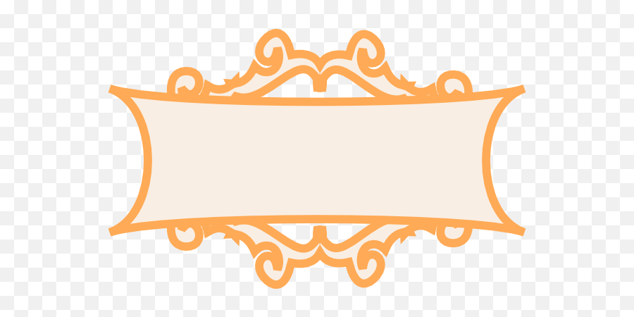 Orange Flowers Frame Png - Clip Art Library Decorative Emoji,Mooning Emoticon Text