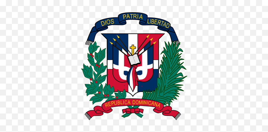 Dominican Flag Shield - Dominican Republic Flag Escudo Emoji,Dominican Flag Emoji