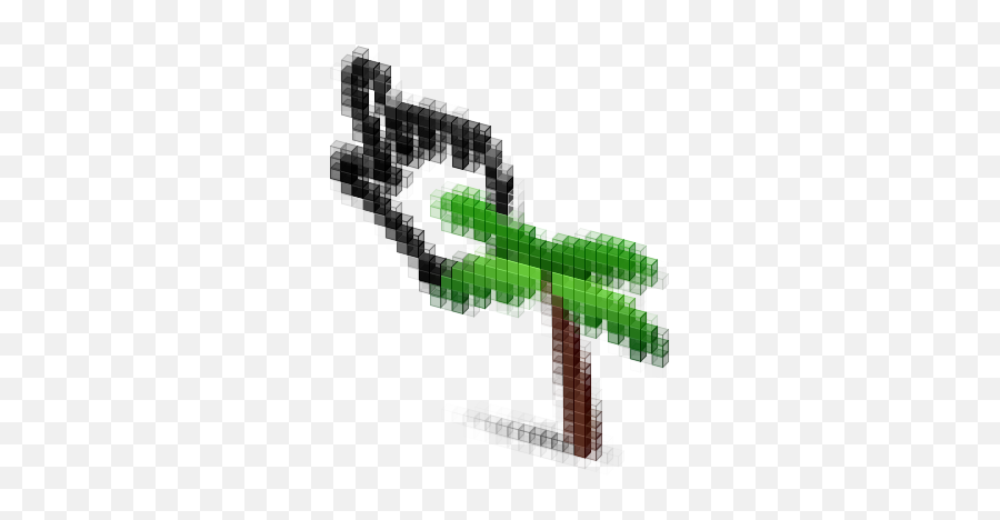 Palm Tree Emoji Cursor - Horizontal,Palm Tree Emoji