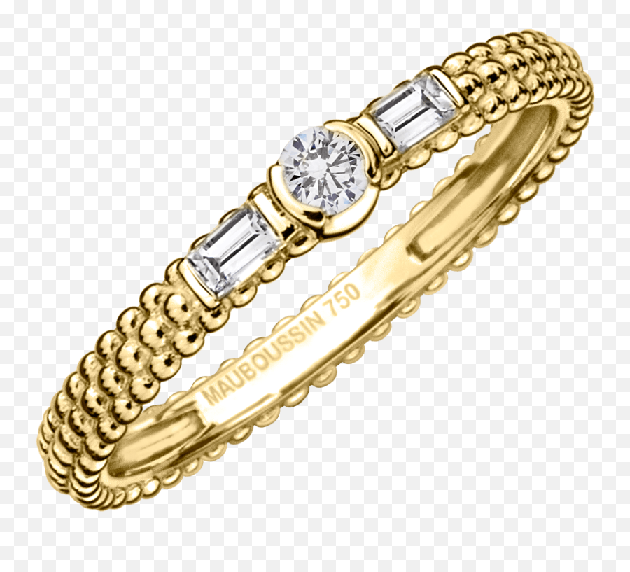 Aime Ring Yellow Gold And Diamonds - Je T Aime Jewellery Singapore Emoji,Emotion Divine De Mauboussin
