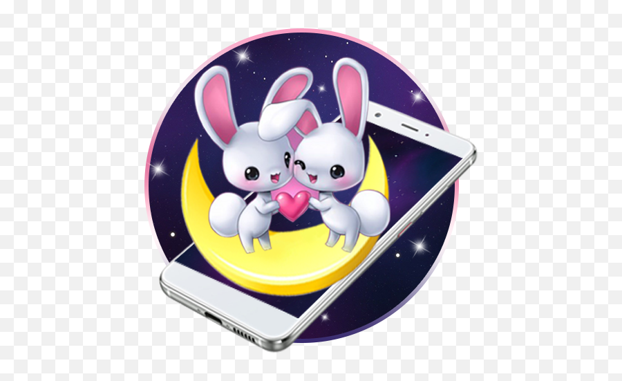 Charming Rabbit Live Wallpaper U2013 Google Play - Love Emoji,Rabbit Emojis