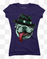 Best Purple Gangster T - Shirts Tanks And Hoodies Design By Short Sleeve Emoji,Bandana Gangsta Emoticon