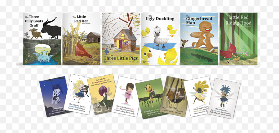 Fairy Tale Big Book Set Of 6 - With 8 Free Large U0027emotional Fairiesu0027 Posters Horizontal Emoji,A Free Book About Emotions