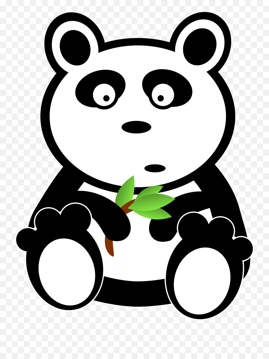 Panda Clipart Drawable Panda Drawable - Endangered Animals Drawing For Kids Emoji,Panda Emoji Pillow
