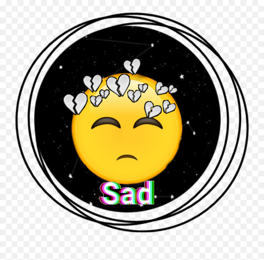Sad Emojis Sticker By Sad And Tumblr - Happy,Sad Emojis