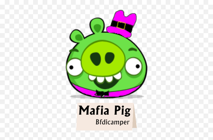 Finally Aoc 21 Fandom - Angry Birds Piggies Emoji,Mafia Emoticon