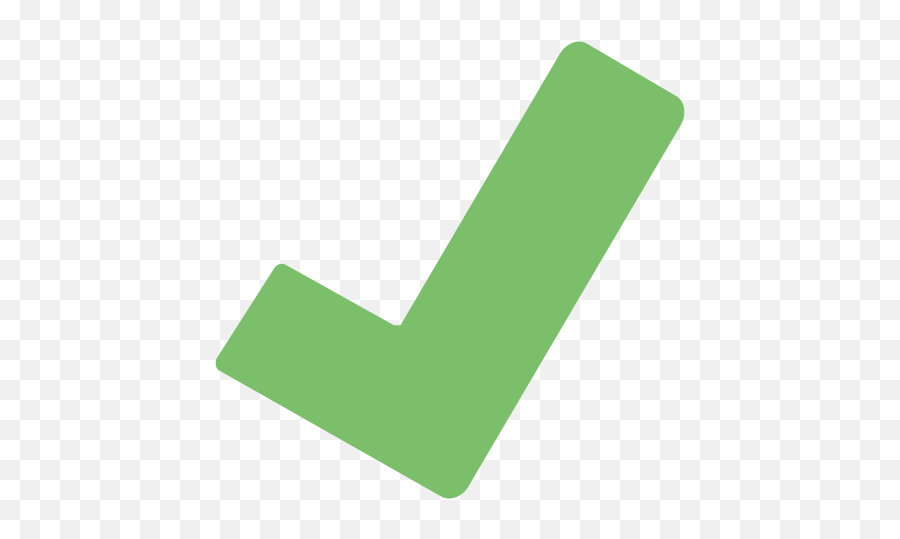 Small Check Mark Icon - Correct Clipart Emoji,Steam Tick Emoticon