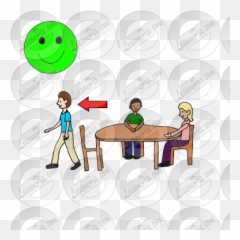 Walk Away Picture For Classroom - Walk Away From Someone Clipart Emoji,? Emoticon Walk