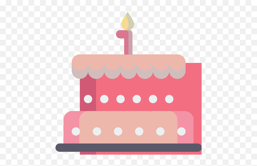 Birthday Cake Vector Svg Icon 57 - Png Repo Free Png Icons Icon Cake Png Emoji,Birthdat Cake Emoticon