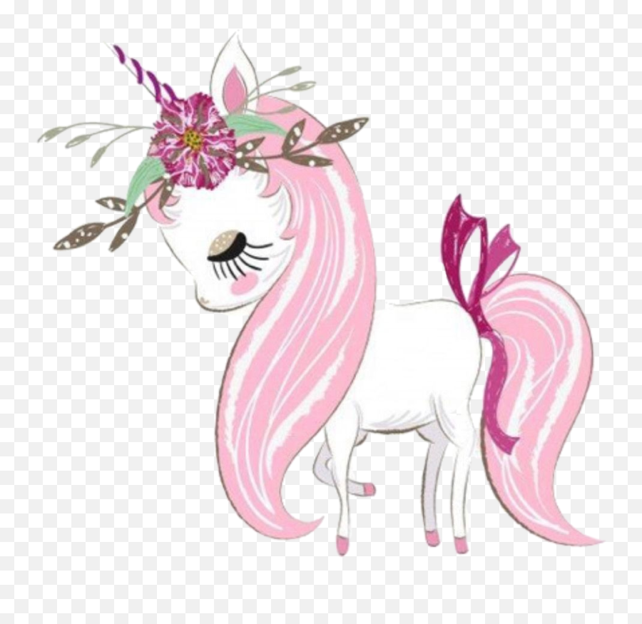 Unicorn Unicornio Sticker By Editionsweet - Cute Unicorn Emoji,Emojis Unicornio