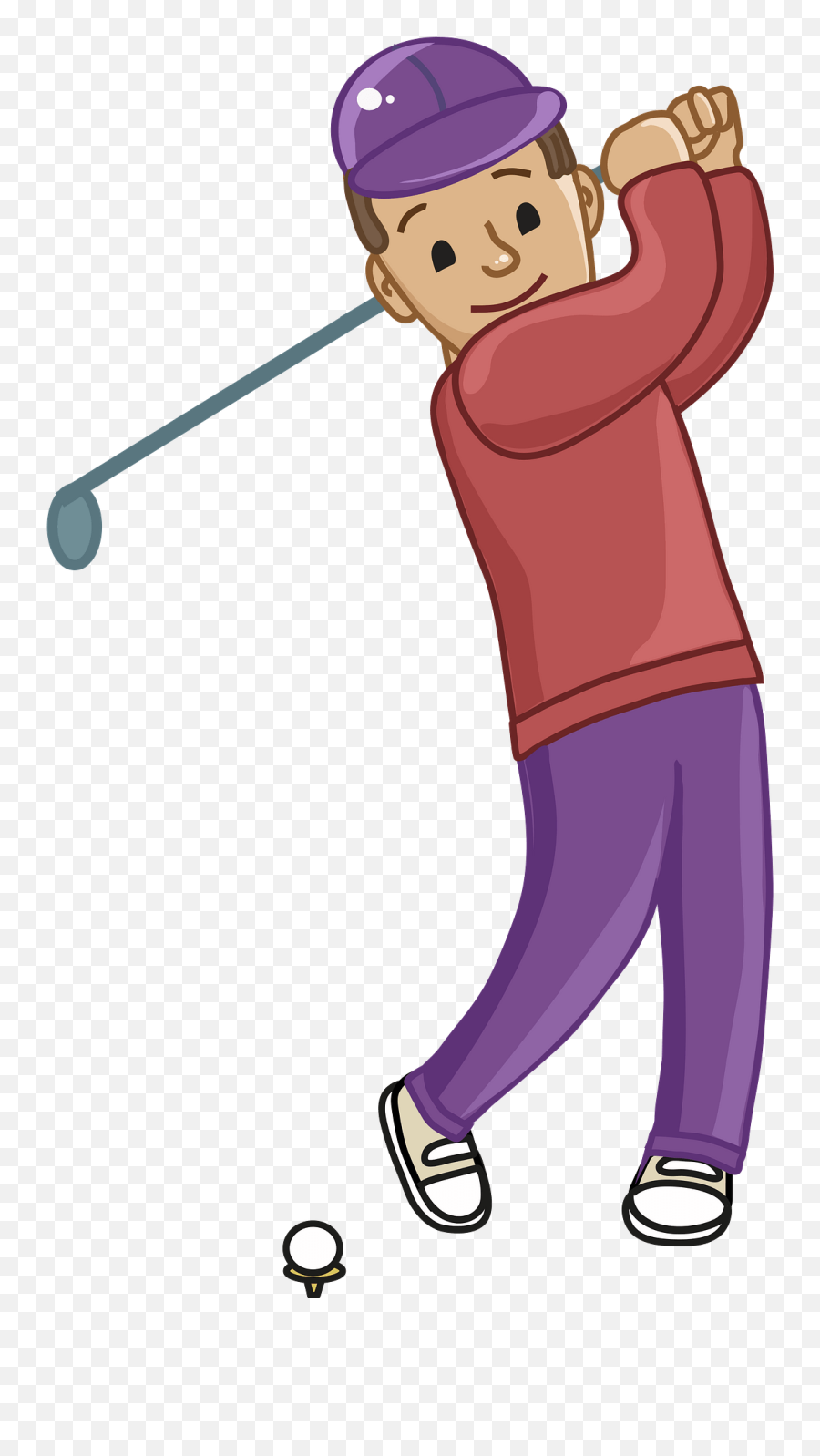 Golf Player Clipart - Golf Player Clipart Transparent Emoji,Golf Course Lady Emojis