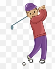 Golf Player Clipart - Golf Player Clipart Transparent Emoji,Golf Course Lady Emojis
