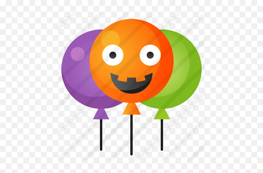 Balloons - Happy Emoji,How To Make Balloon Emoticon On Facebook