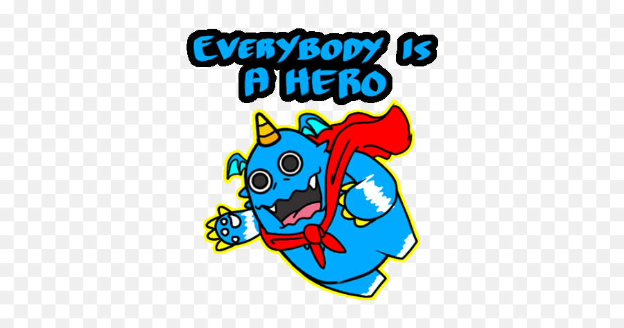 Blue Monster Sticker - Blue Monster Hero Discover U0026 Share Gifs Dot Emoji,Liar Emoji