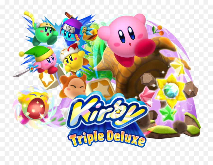 Kirby Triple Deluxe Uk Review - My Nintendo News Kirby Triple Deluxe Dark Kirby Emoji,Satoru Iwata Salute Emoticon