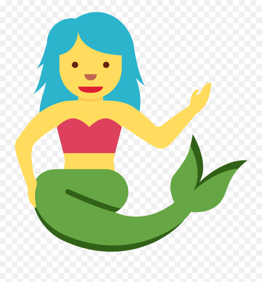 U200d Mermaid Emoji 1 - Click Copypaste Mermaid Emoji Transparent Png,Concerned Monocle Emoji