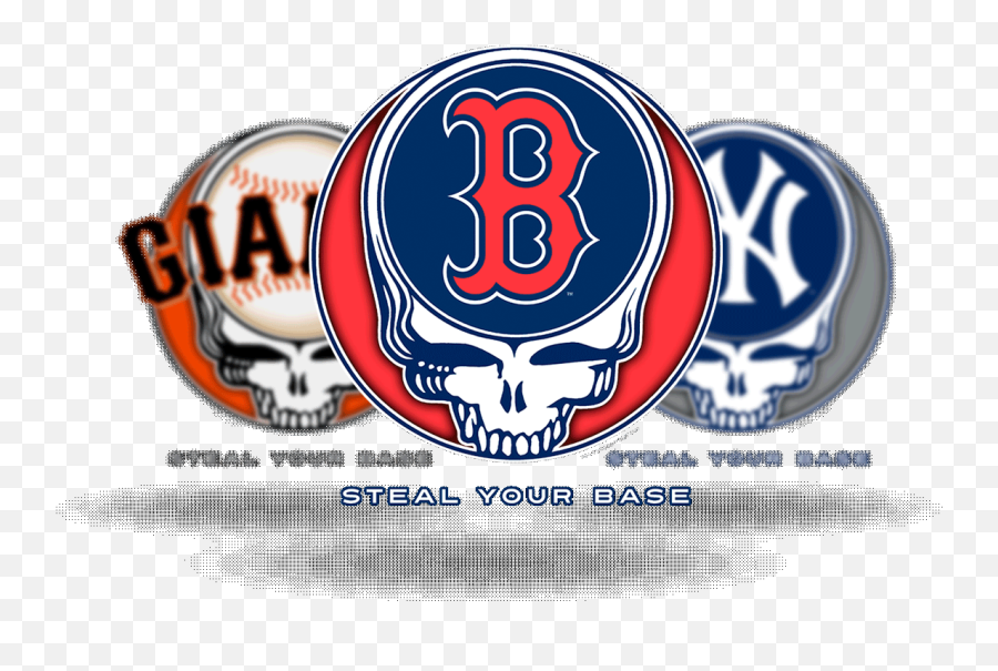 Download New Grateful Dead Steal Your Base Mlb Baseball Tees - Grateful Dead Steal Your Face Emoji,Mlb Emojis