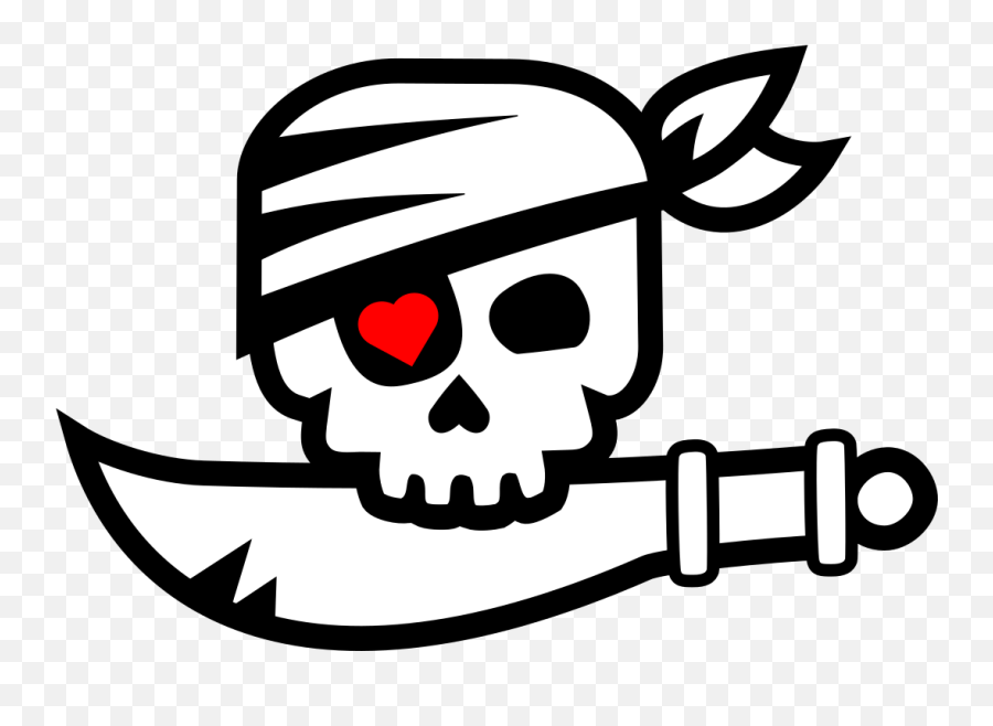 Pirate Logo Png Clipart - Pirate Logo Png Emoji,Pittsburgh Pirates Facebook Emoticon