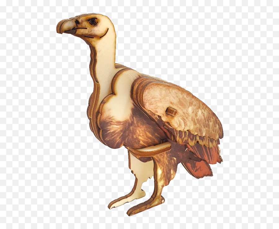Vulture - Colored 3d Wooden Puzzle Touchwoodesign Emoji,Vulcher Emoji