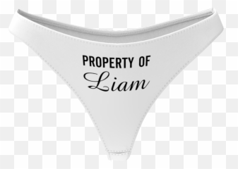 Solid Color Womenu0027s Custom Name Property Of Thong Panty Xss - Solid Emoji,Panties Emoji