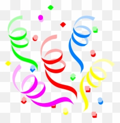 Streamers Png - Party Decoration Streamers Confetti Streamers Clipart Emoji,Emoji Party Decor