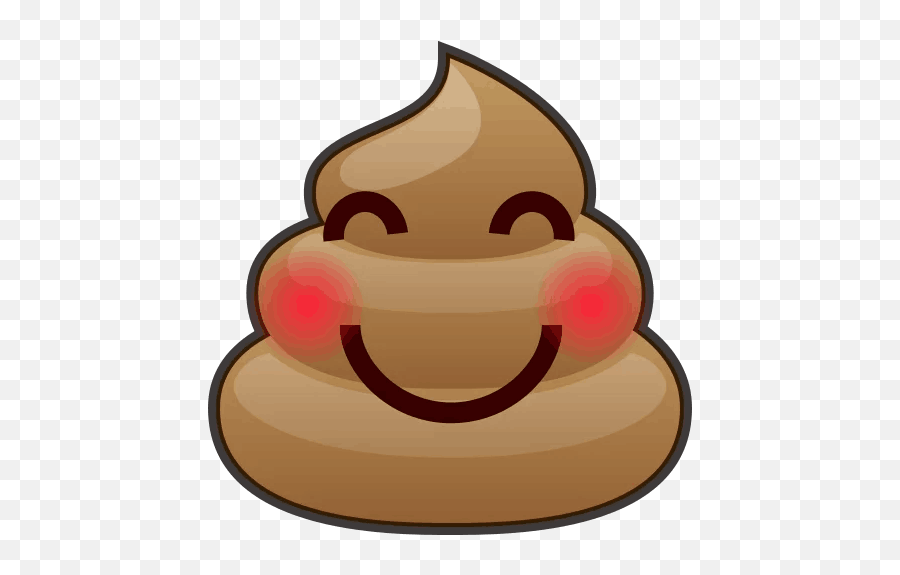 Poop Stickers By Bogdan Andresyuk Emoji,Happy Face Emoji Ipad Blush