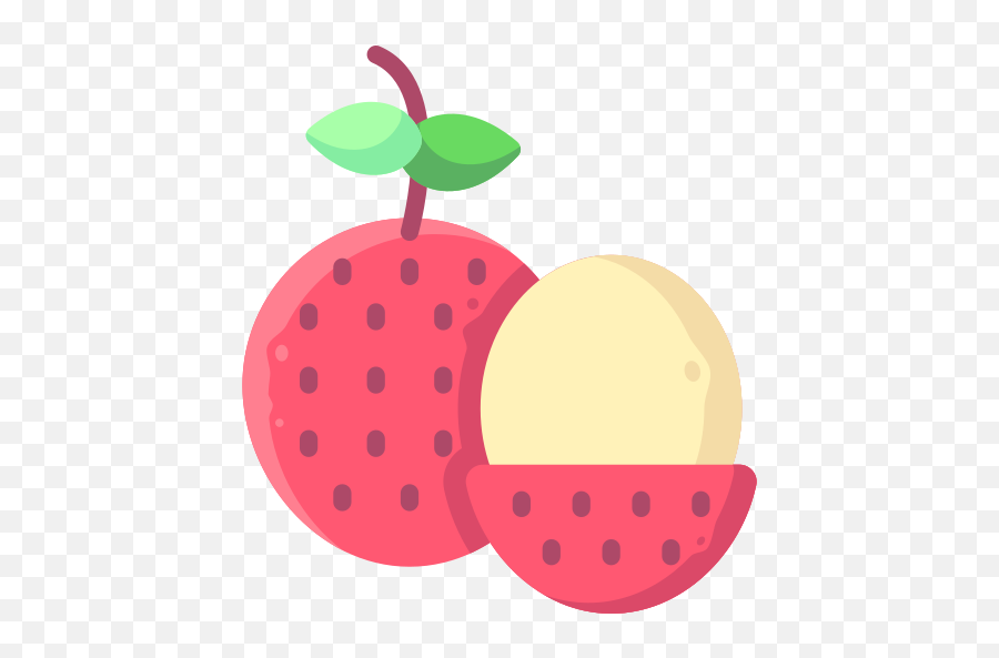 Lychee - Free Food Icons Emoji,Android Peach Emojio