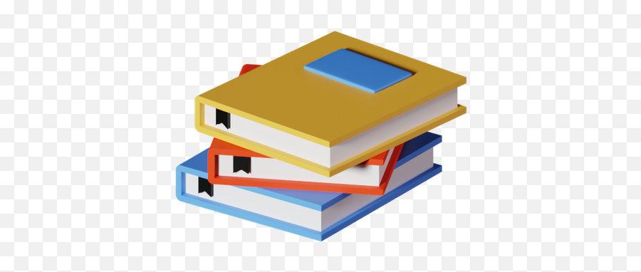 Premium Books 3d Illustration Download In Png Obj Or Blend Emoji,Stack Of Books Emoji