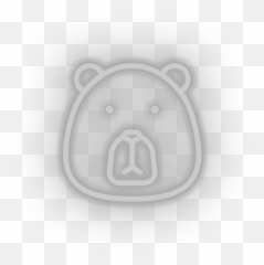 Bear Neon Sign - Animals Led Neon Decor Illumistation Emoji,Polar Bear Emoji