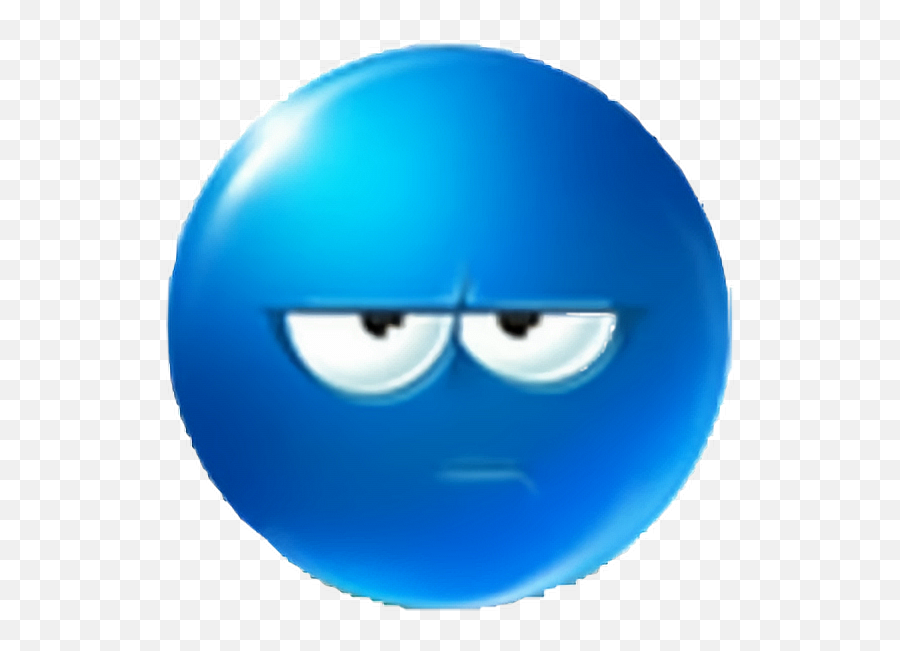 Blueemoji Freetoedit Blueemoji Sticker By Kyoties,Angry Blue Emoji