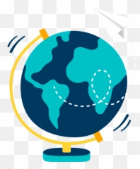 Globe Wall Sticker - Infantil Bola Del Mundo Dibujo Emoji,Cloud Earth Emoji