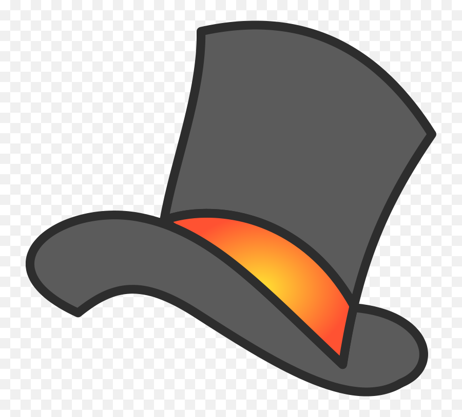 Top Hat Hats Clipart Image - Clipartandscrap Cartoon Top Hat Transparent Emoji,Magic Hat Emoji