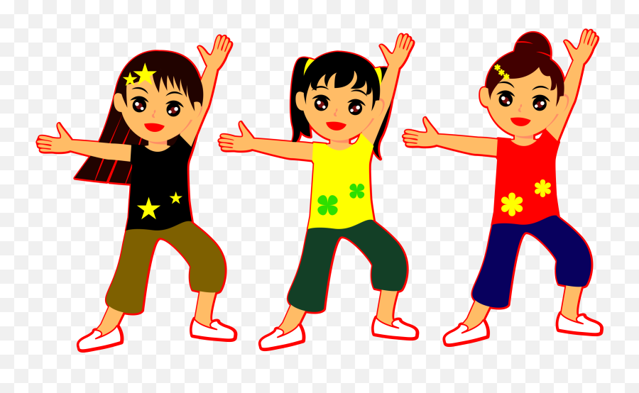 Girl Clipart Dancing Girl Dancing Transparent Free For - Cartoon Kids Dancing Png Emoji,Dancing Monkey Emoji