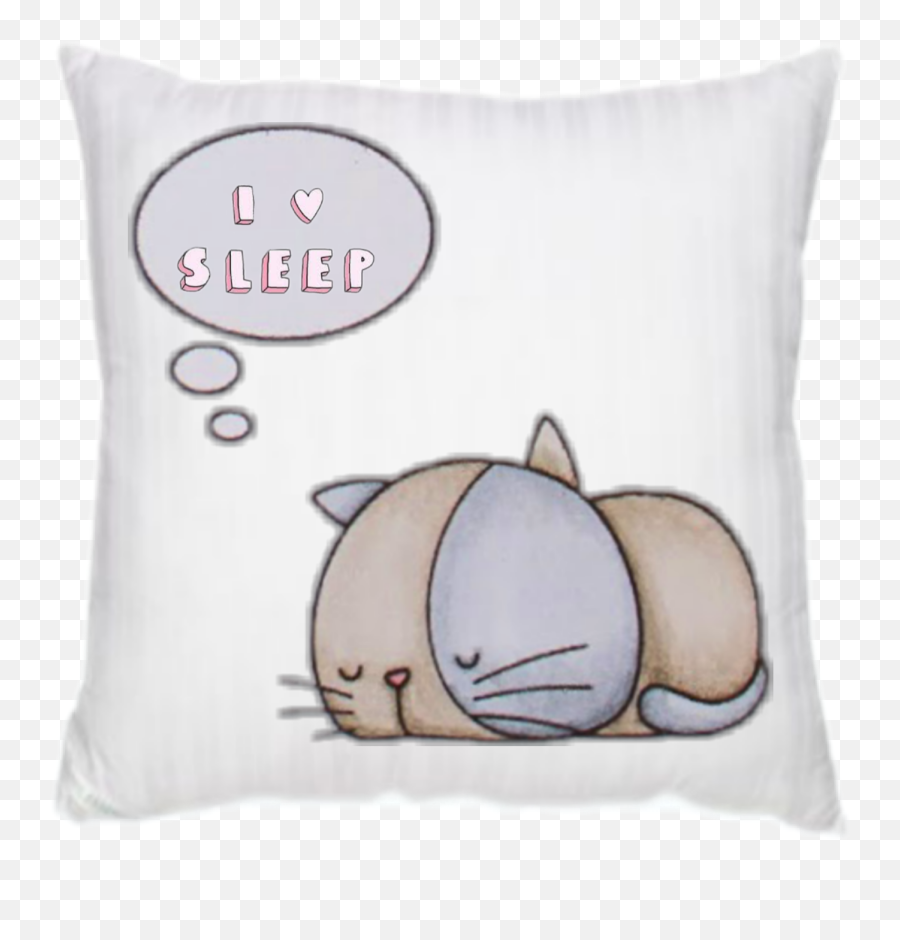 Sleep Cat Bedsheet Bedroom Pet Sticker By Lunnaoe Ytb - Decorative Emoji,Sleepy Cat Emoji
