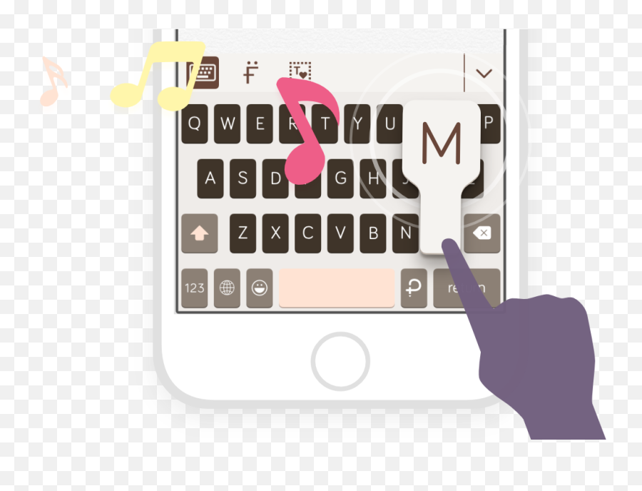Pastelapps Pastel Keyboard Themes Extension Custom - Office Equipment Emoji,Emoji 2 Keyboard Iphone