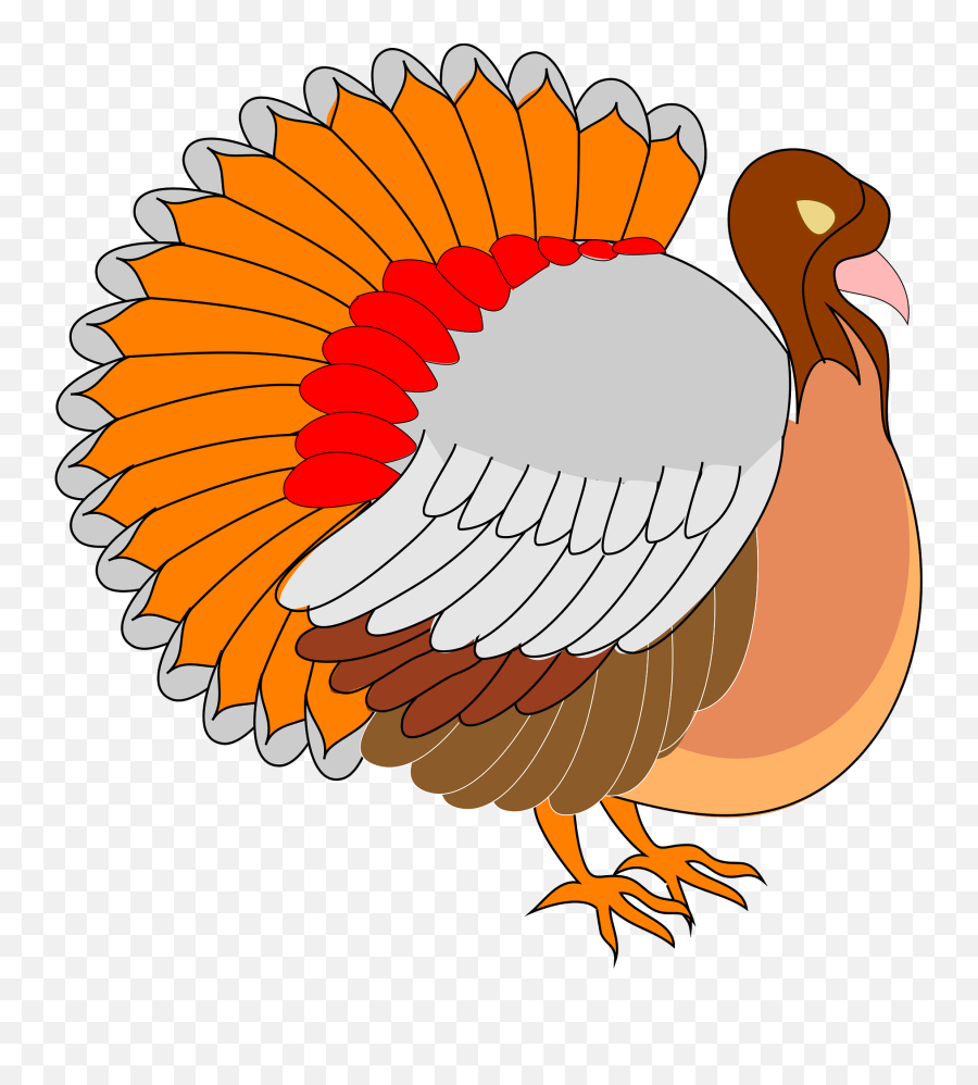 Turkey Clipart Free Download Transparent Png Creazilla - Thanksgiving Clip Art Emoji,Thanksgiving Emojis