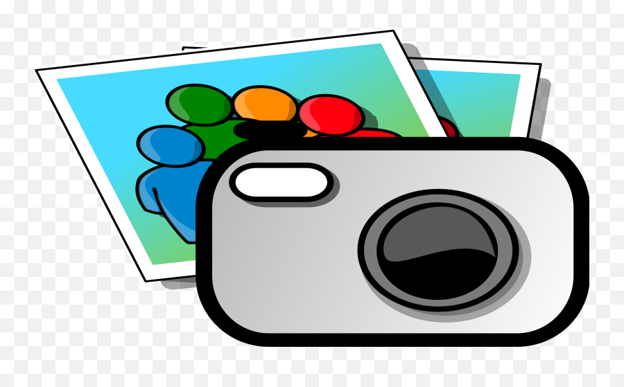 Transparent Camera Clip Art Png - Clip Art Photographs Camera And Photos Clipart Emoji,Lights Camera Action Emoji
