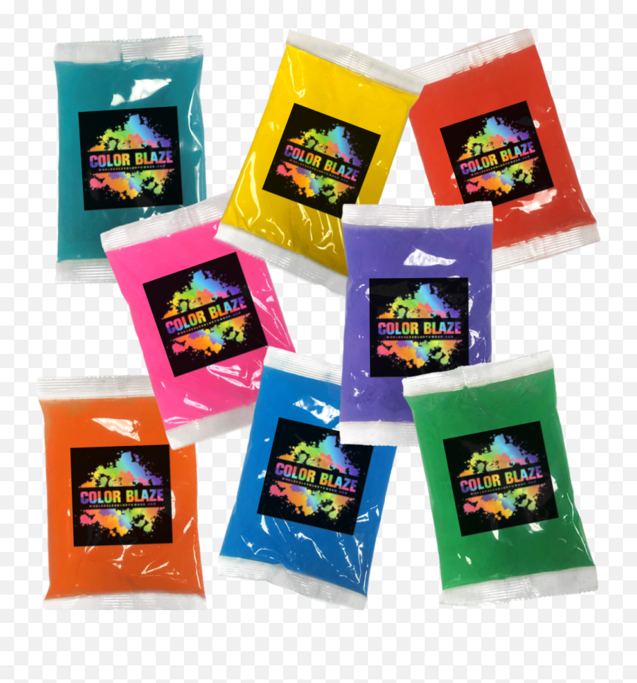 Color Blaze Holi Color Powder - Holi Colour Powder Packet Emoji,12 Rainbow Emoji Bounce Balls Birthday Cool Party