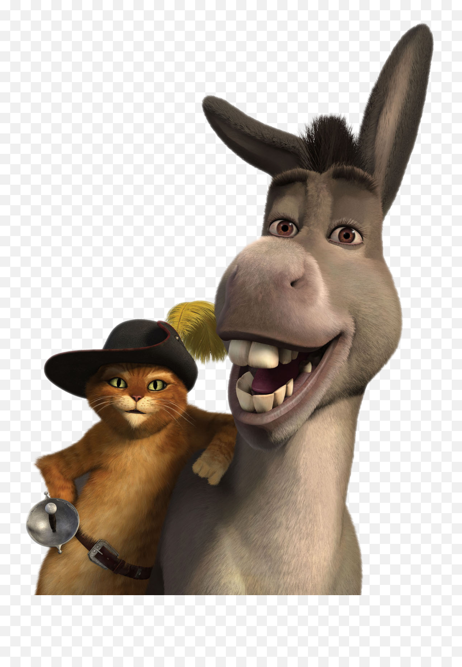 Burro Png - Donkey Shrek Puss In Boots And Donkey Donkey And Puss In Boots Png Emoji,Free Donkey Emojis