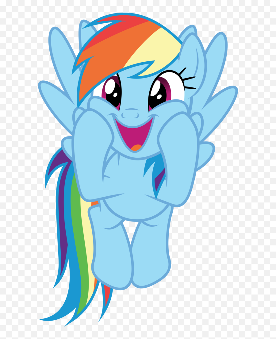 Excited Clipart Remark Excited Remark Transparent Free For - My Little Pony Happy Rainbow Dash Emoji,Mlp Excited Emoticon