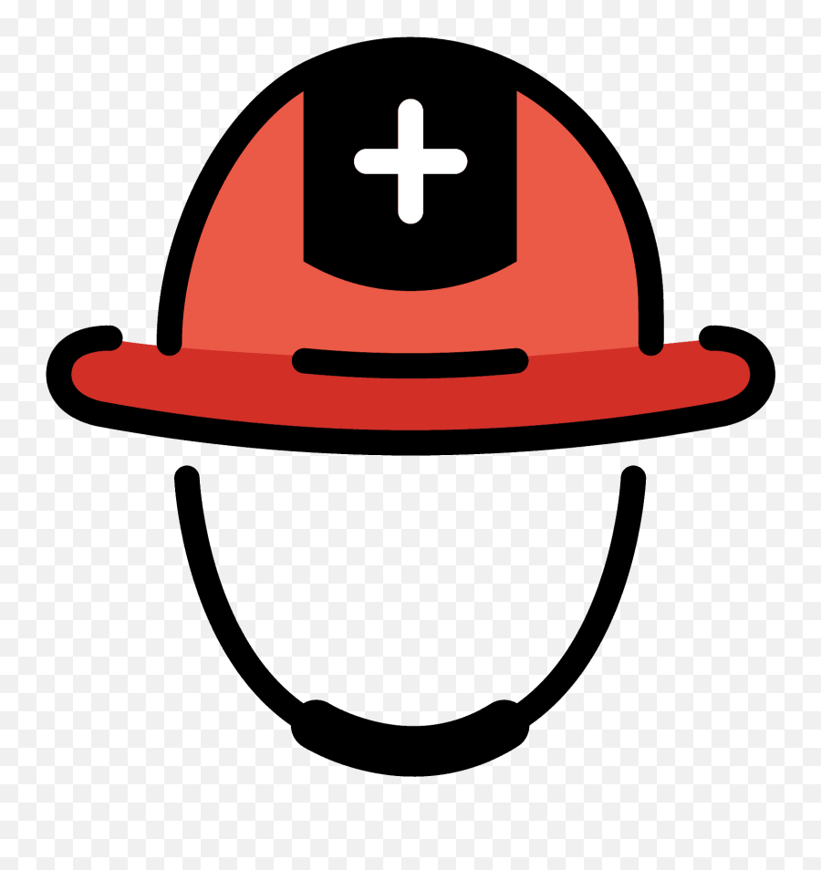 Rescue Workers Helmet Emoji - Helmets Emoji,Helmet Emoji