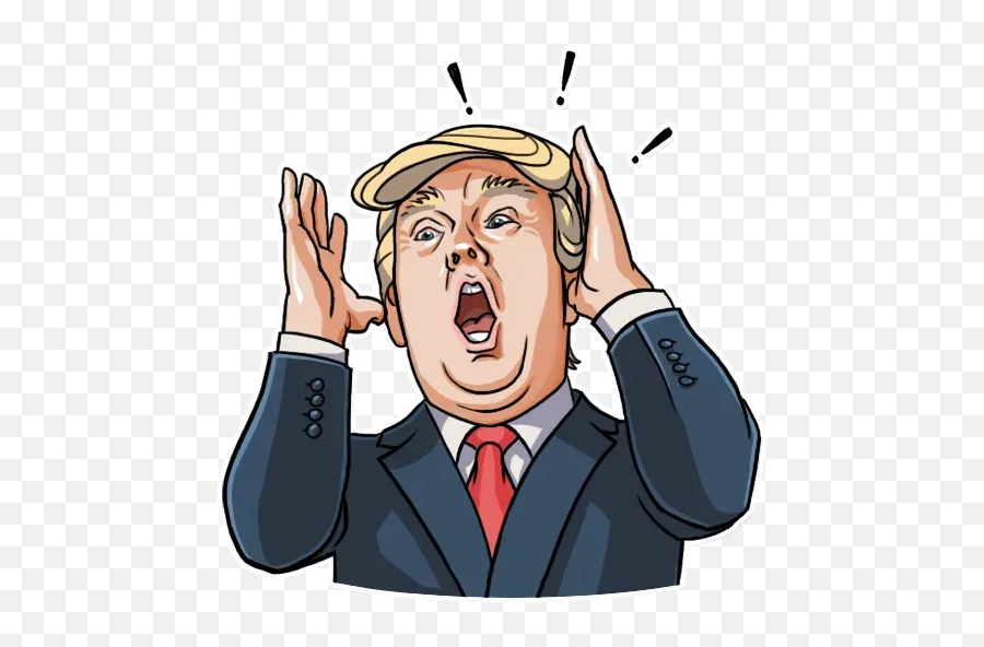 Donald Trump Whatsapp Stickers - Stickers Cloud Trump Telegram Stickers Emoji,Dump Trump Emoji