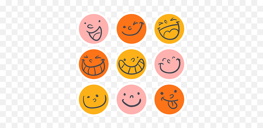 Smiling Faces Stickers - Endorfina Dopamina Y Serotonina Emoji,Mother's Day Emoticons