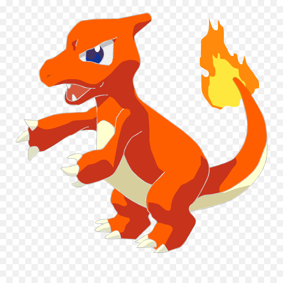 Pokemon Characters Vector Download Vector - Charizard Charmeleon Pokemon Charmander Emoji,Pokemon Emotion Stickers