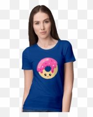 Menu0027s Polo With Print Pink Donut With A Smile - Blackline Emoji,B3c Emoticon