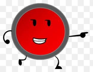 Button - Happy Emoji,Red Round Ball Emoticon